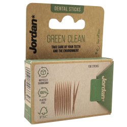 Jordan Green Clean Wooden Tannpirkere