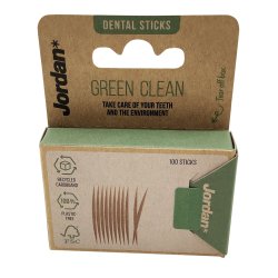 Jordan Green Clean Wooden Tannpirkere
