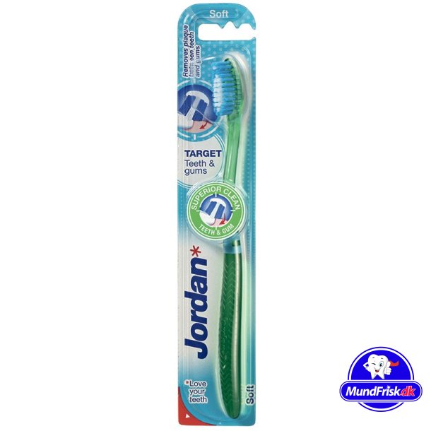 Target Teeth & Gum Tandbørste - Soft - Jordan Tandbørster -