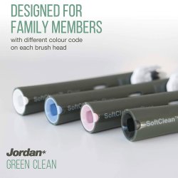 Jordan Borsthuvuden Green Clean 2 st.