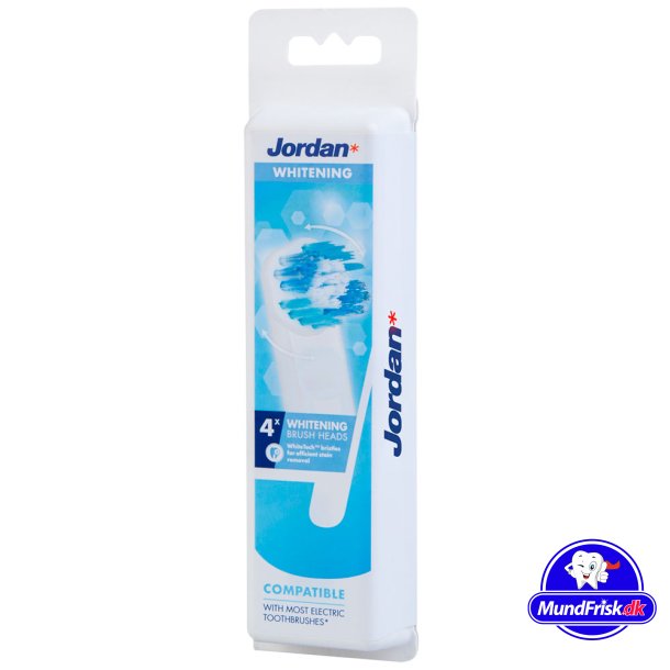 Jordan Clean Smile Whitening Brush Brstehoveder - 4 stk.