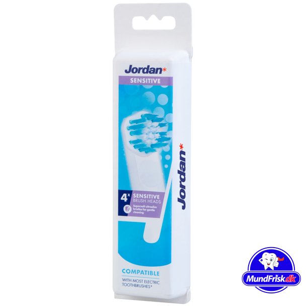 Jordan Clean Smile Sensitive Brush Brstehoveder - 2 stk.