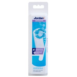Jordan Clean Smile Sensitive Brush Brstehoveder - 2 stk.