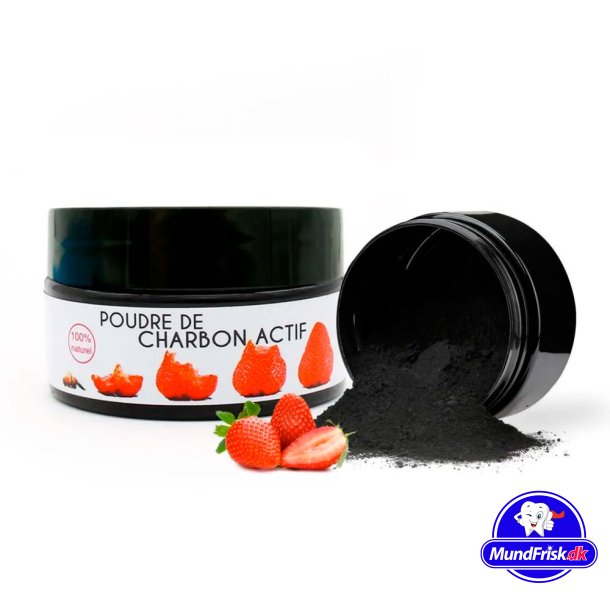 Keeth Tandblekning Tandkrm Pulver Strawberry Charcoal