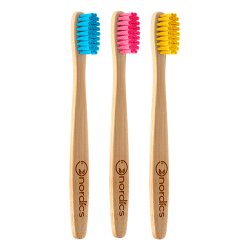 Nordics Bambus Tandbrster Til Brn Blde Brstehr