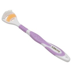 Kshore kombinerad tungskrapa och tungborste