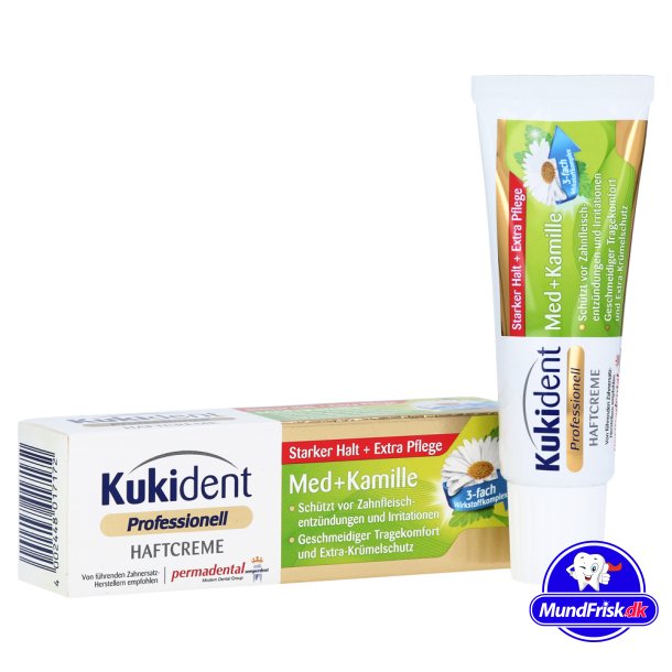 Steradent Prothetikkleber Kukident Extra Strong Med+ KAMILLE