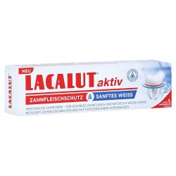 Tandpasta Flsom Tandkd Lacalut Aktiv Gum Protection &amp; Gentle White