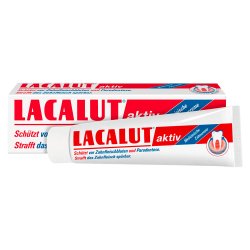 Lacalut Active Toothpaste 100 ml + Lacalut Gold tandborste
