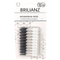 Soft Rubber Toothpicks BRILLIANZ Interdental LARGE