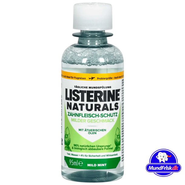 Listerine Mundskyl Naturals Mild Mint Rejseflaske 95 ml.