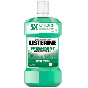 Listerine Munvatten Fresh Mint Anti-bakteriell 500 ml.