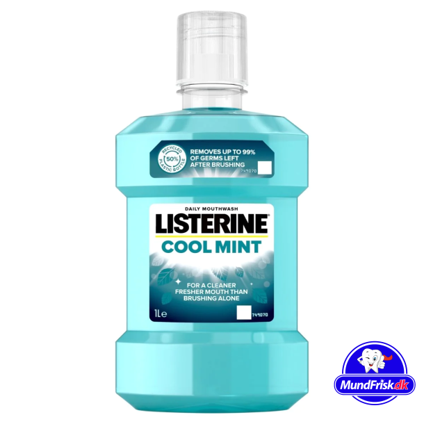 Listerine 1 ltr. Mundskyl Cool Mint Mentol
