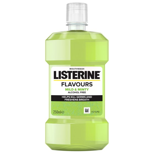 Listerine Mundskyl Flavours Mild &amp; Minty 250 ml.