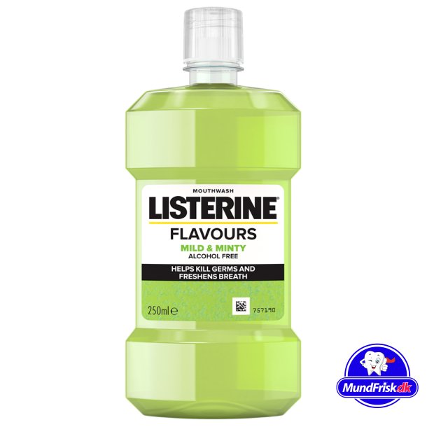 Listerine Mundwasser Geschmacksrichtungen Mild &amp; Minzig 250 ml.