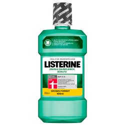 600 ml. Bain de bouche Listerine Fresh Mint - protection dents + gencives