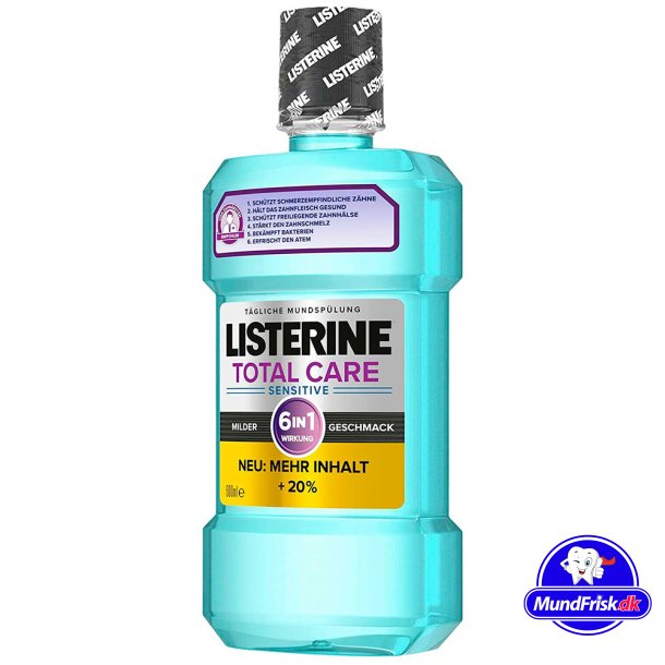 600 ml. Listerine SENSITIVE Total Care 6-in-1-Mundwasser