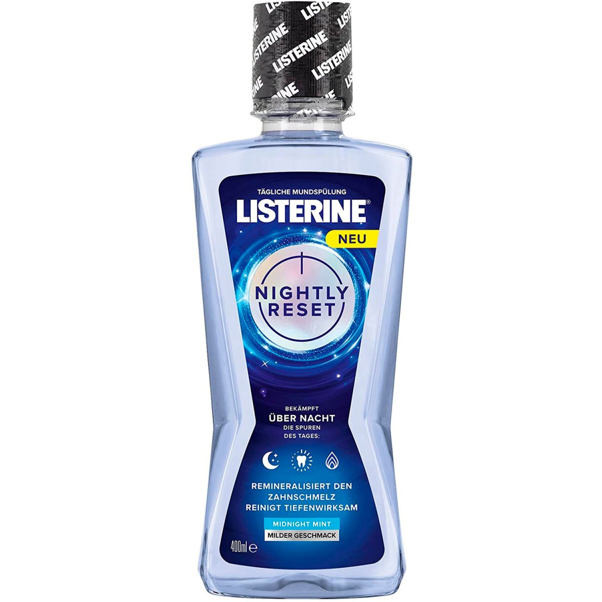 Listerine Mouthwash Nightly Reset Extra Fluor Listerine munnvann