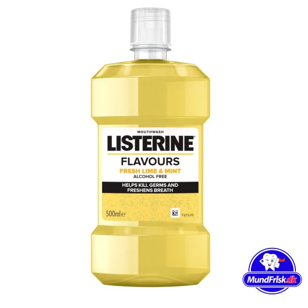Listerine Mundskyl Fresh Lime &amp; Minty 500 ml.