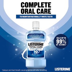 Listerine Munvatten Total Care Stay White 10 in One 500 ml.