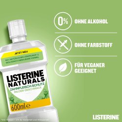 Listerine Naturals Mundskyl 600 ml. Gum Protection