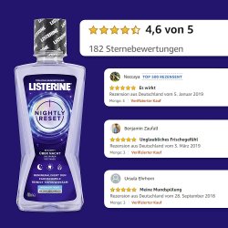 Listerine Munvatten Nightly Reset Ekstra Fluor 400 ml