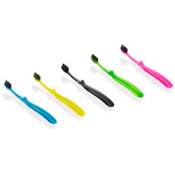 2 st. Megasmile Black Whitening LOOP tandborstar