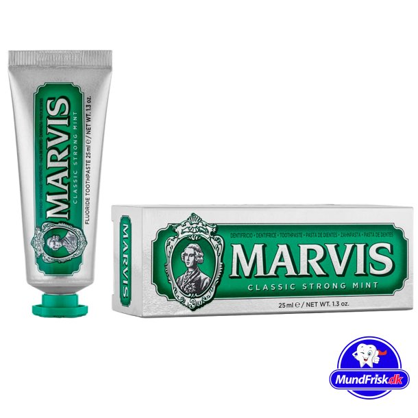 Marvis Tandpasta Classic Strong Mint 25 ml.