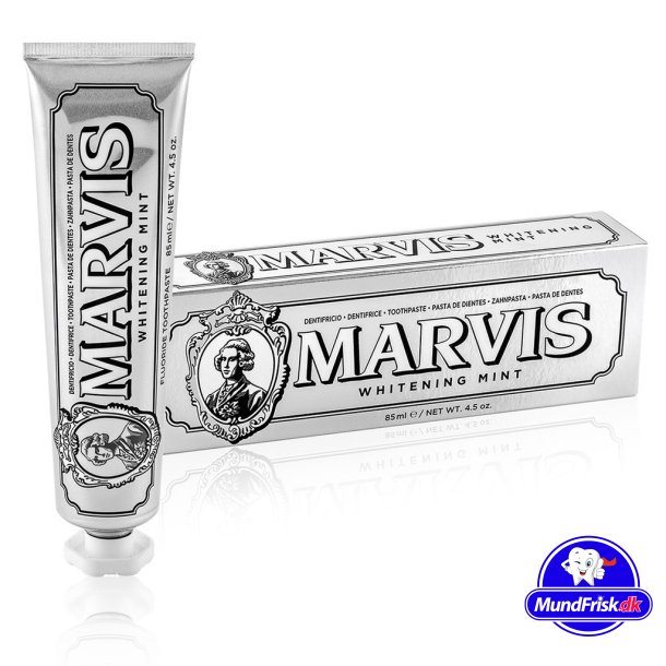 Marvis Tandpasta Whitening Mint 85 ml.