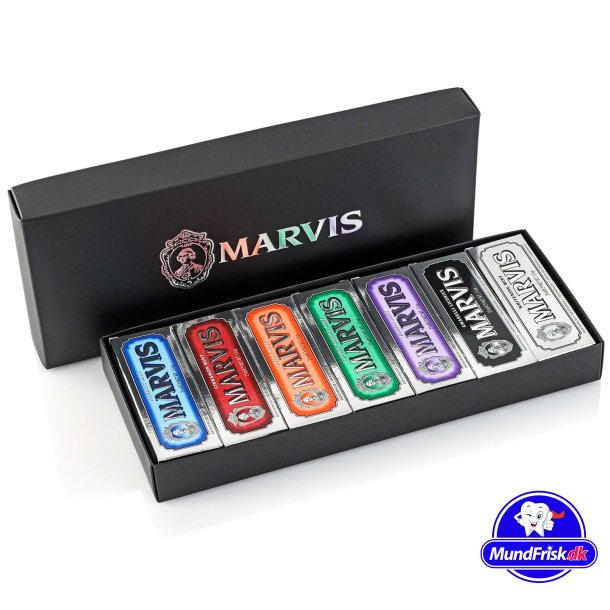 Marvis Tandpasta Gaveske 7 Varianter