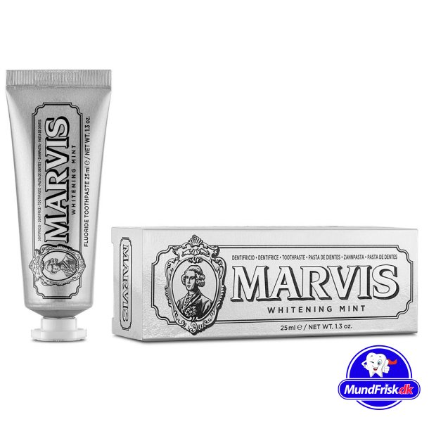Marvis Whitening Mint Tannkrem Travel Size 25 ml.