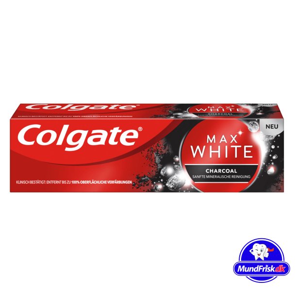 Colgate Max White Charcoal Zahnpasta mit Aktivkohle