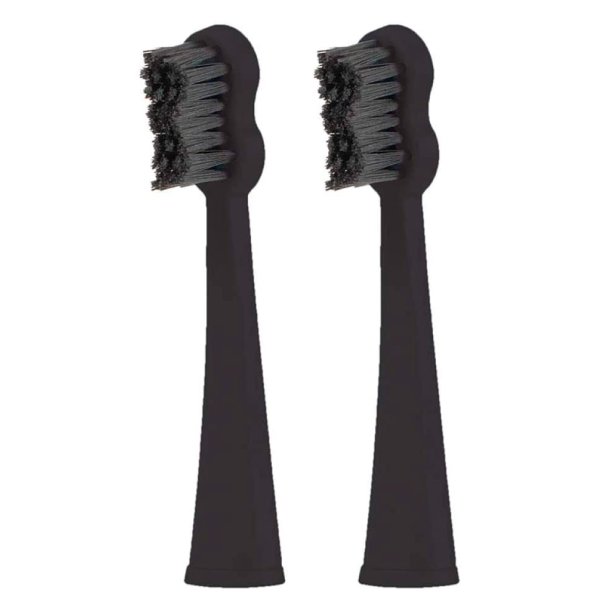Sorte Brstehoveder Til Megasmile Sonic Black Whitening El-tandbrste