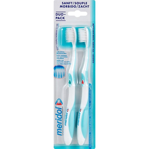 Meridol Tandborstar 2 st. Mild mjuk borst