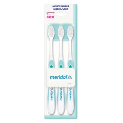 Meridol Soft Tandb�rste 3-pak. Bl�de B�rsteh�r