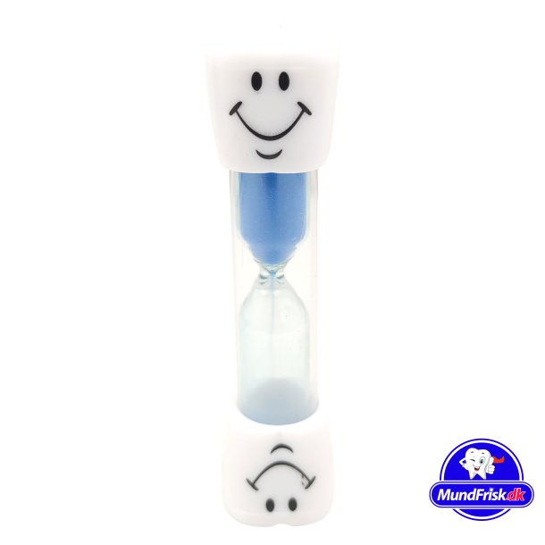 Timeglas 3 Minutter Smiley  BL&Aring;