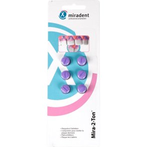 Miradent Plaquetest Color tabletter Plaque 6 stk.