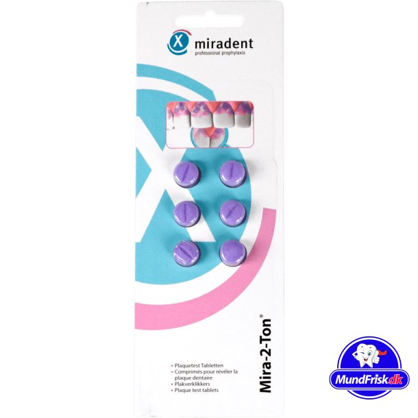 Miradent Plaquetest Farbtabletten Plaque 6 Stk.