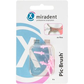 Space brushes Miradent Pic-Brush Refills xx-fine 0,4 mm ROSA