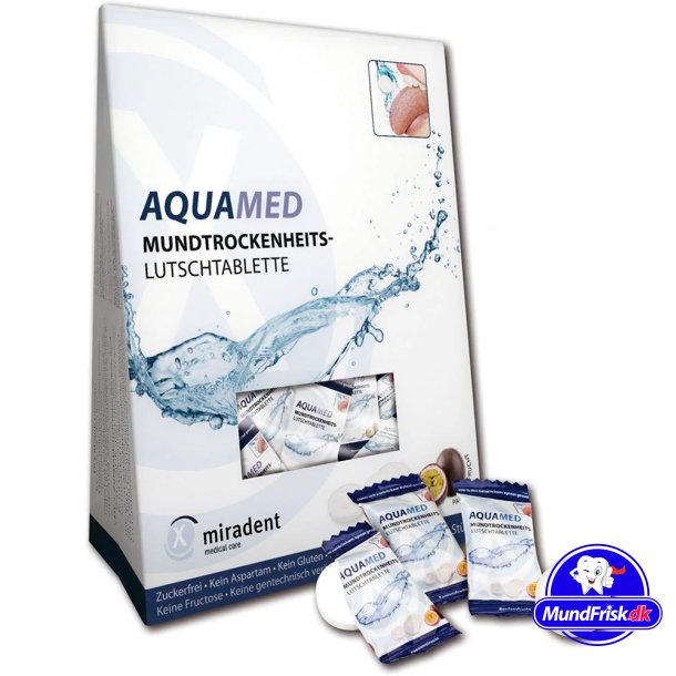 Lutschtabletten gegen Mundtrockenheit Miradent AQUAMED 60g