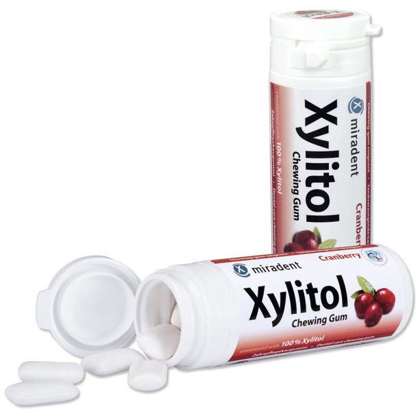 Tandvrd Tuggummi Miradent Xylitol Tranbr