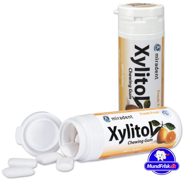 Tandpleje Tyggegummi Miradent Xylitol Fresh Fruit