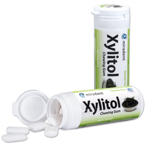 Tandvrd Tuggummi Miradent Xylitol Grnt Te