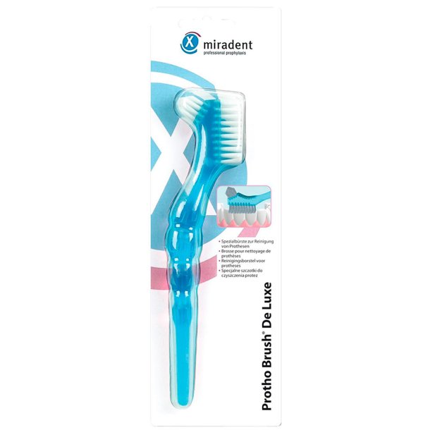 Proteseb�rste Miradent Protho Brush De Luxe BL&Aring;
