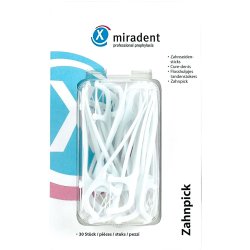 Tandtrdsbjler Miradent Zahnpick uden PFAS 30 stk.