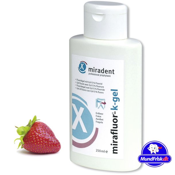 Fluorhaltiges Zahngel fr Kinder Miradent MiraFluor-k-gel Schmelzhrtendes 250ml