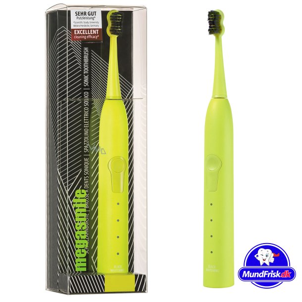 Megasmile Elektrische Zahnbrste Sonic Black Whitening Electric GELB