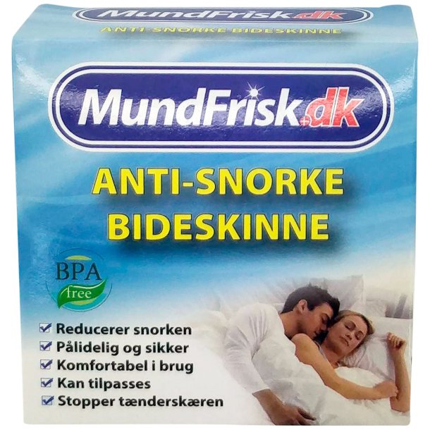 MundFrisk Bideskinne - Stop skren tnder og snorken