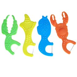 Tandtrds-bjler til brn DENTADAN Ocean Flosser 24 stk