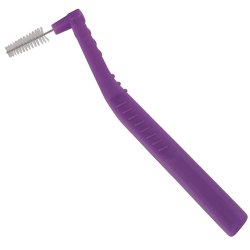 MundFrisk Mellemrumsbrster med hndtag - 1.2 - 1.5. mm - Lilla